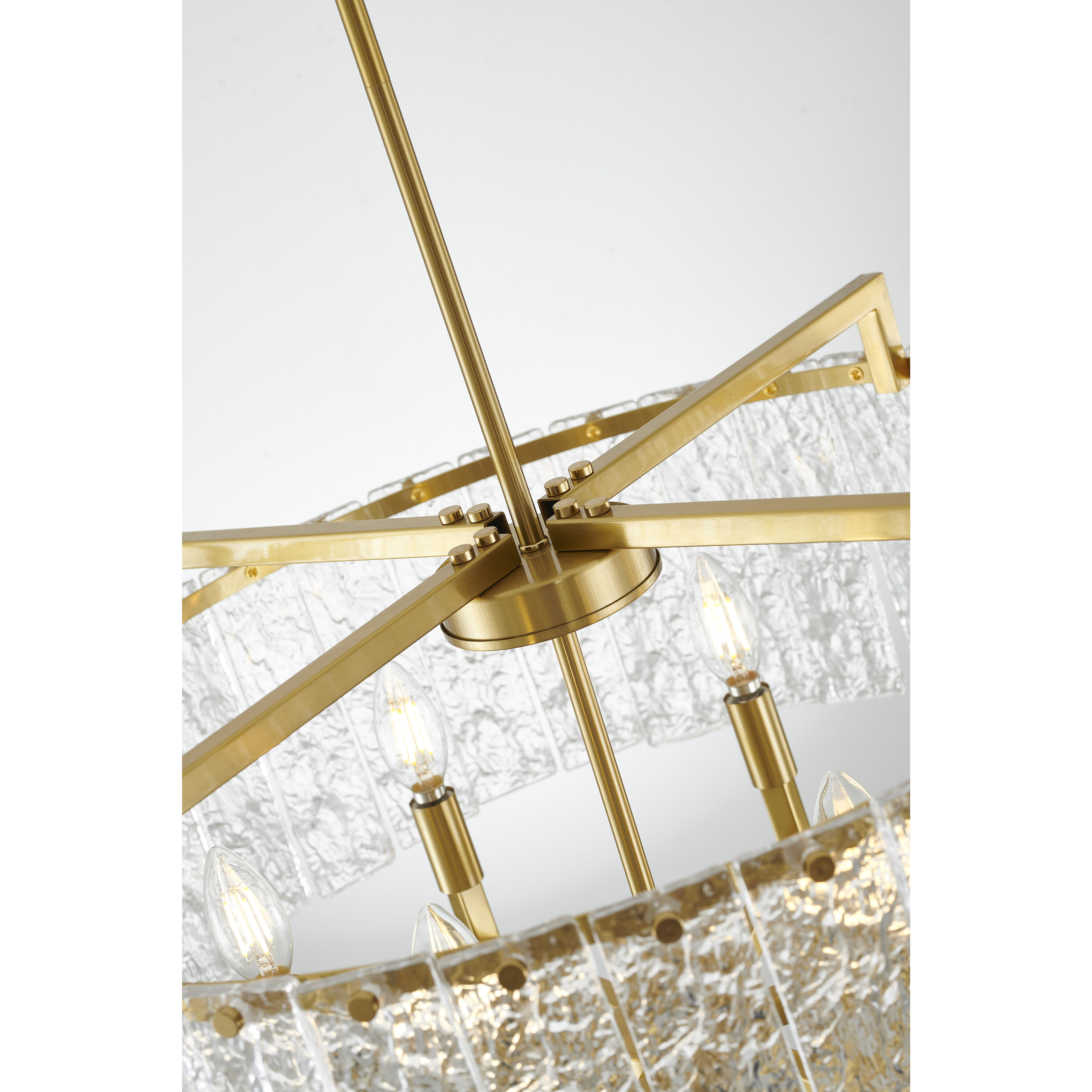 Canada LED 24 inch Brass Chandelier Ceiling Light